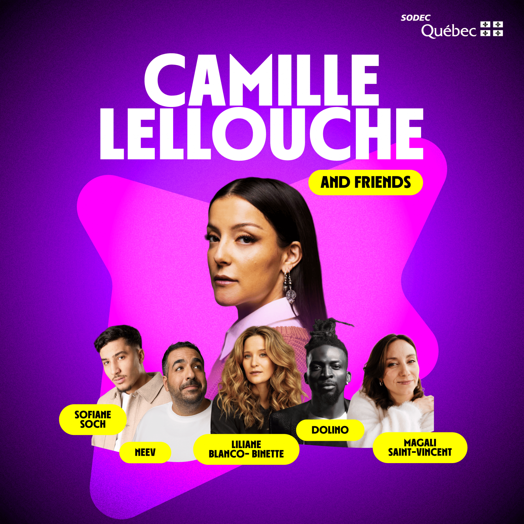 Camille Lellouche and friends