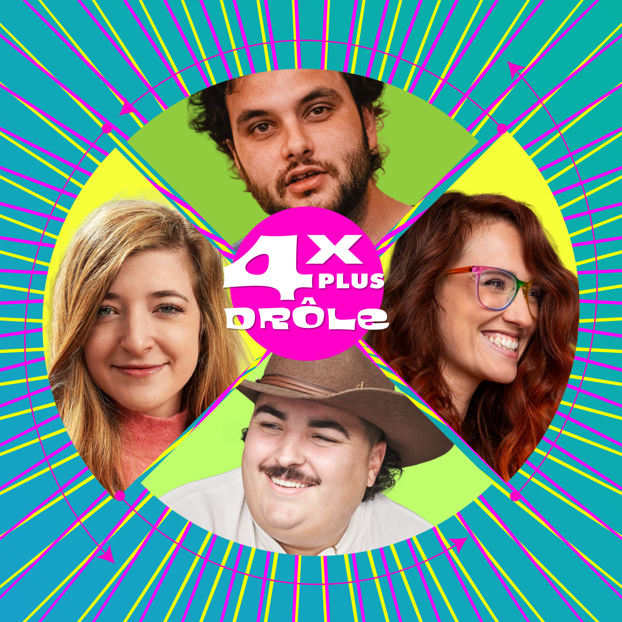 4 X PLUS DRÔLE avec Nicolas Gabriele, Sam Hébert, Fania Séguin et Andy St-Louis