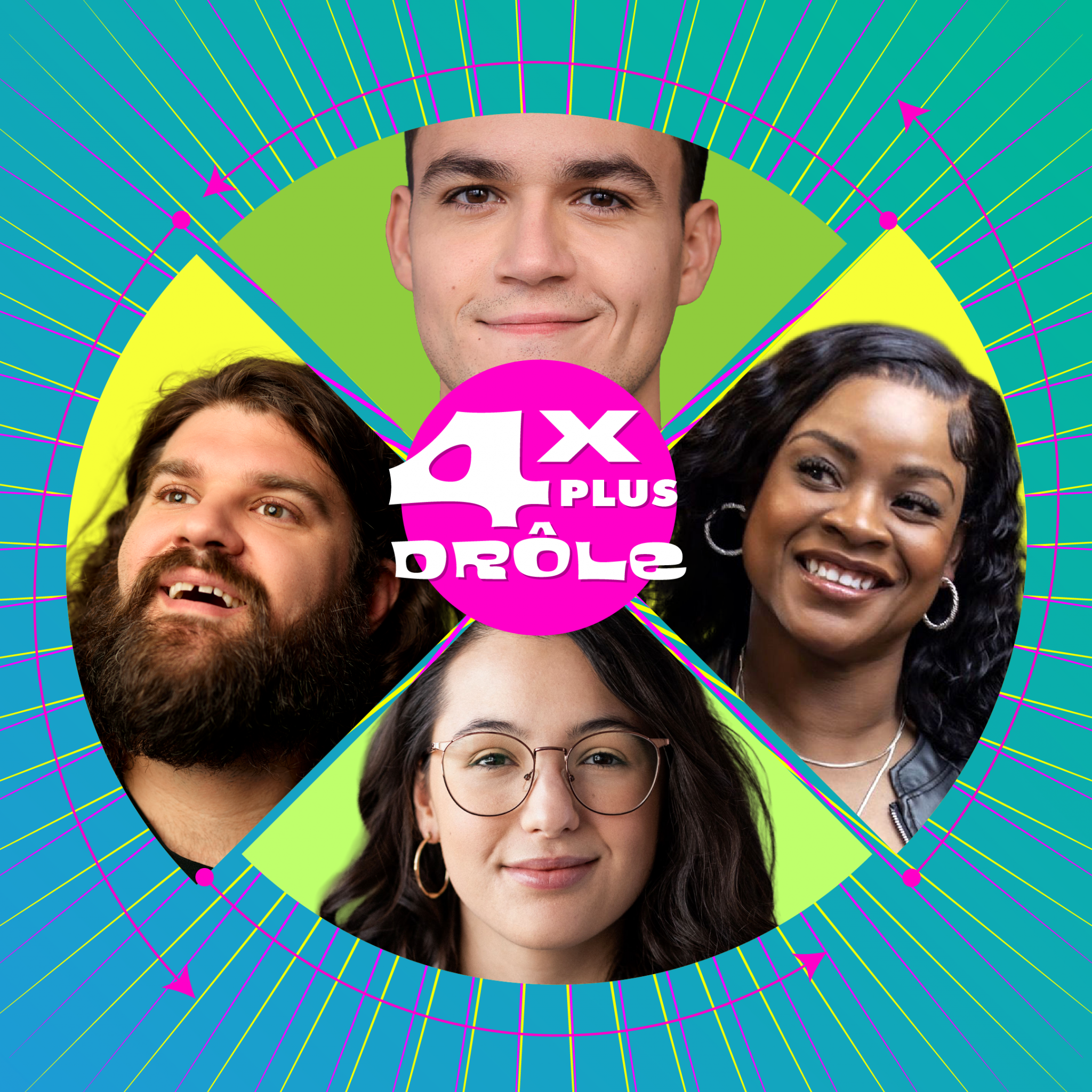 4 X PLUS DRÔLE avec Claudine Napoléon, Keven Samson, Evelyne Roy-Molgat et Thomas Lapointe