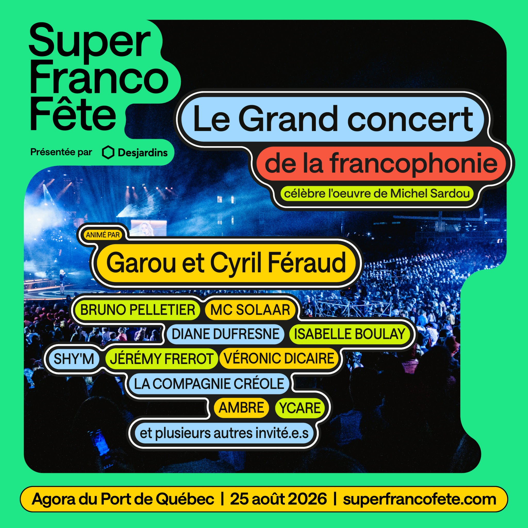 Le Grand concert de la francophonie célèbre l'oeuvre de Michel Sardou