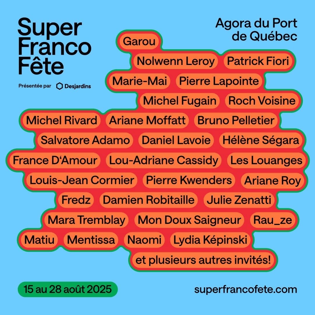 THE GREAT FESTIVAL OF FRENCH-LANGUAGE MUSIC AND SONG RETURNS FOR ITS 4TH EDITION