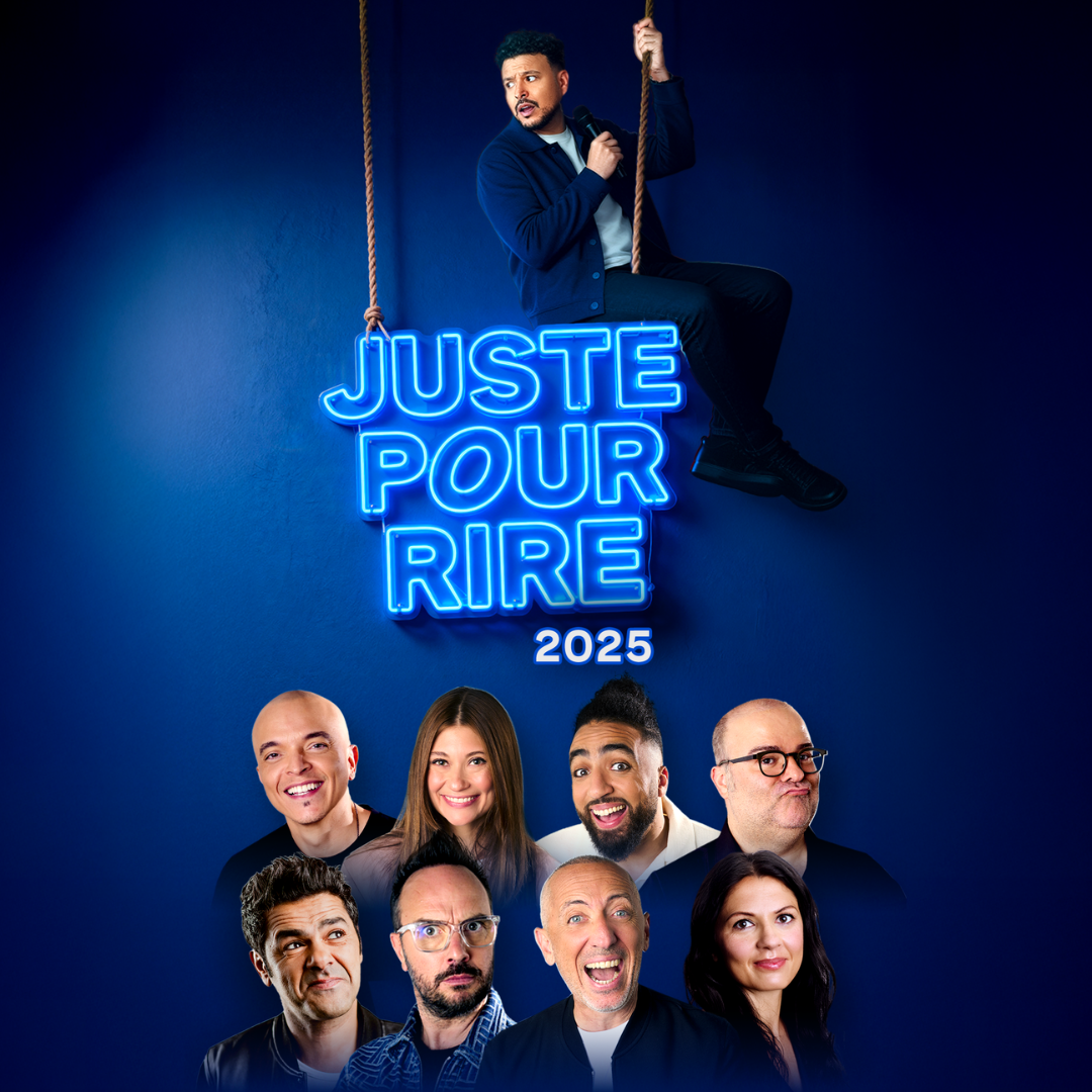 JUSTE POUR RIRE 2025  DISPONIBLE DÈS MAINTENANT SUR PRIME VIDEO
