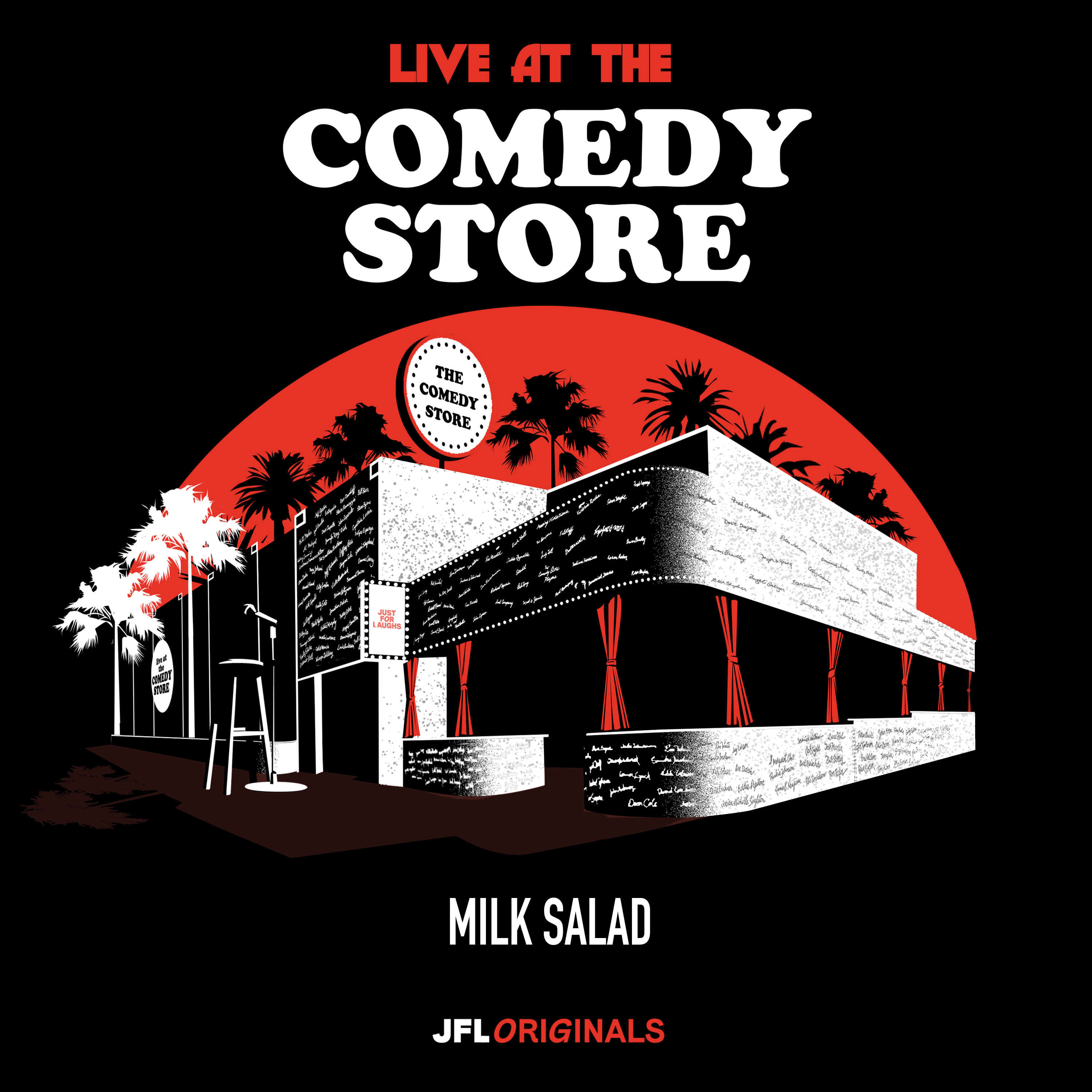 16-Various Artists Live at the Comedy Store Milk Salad