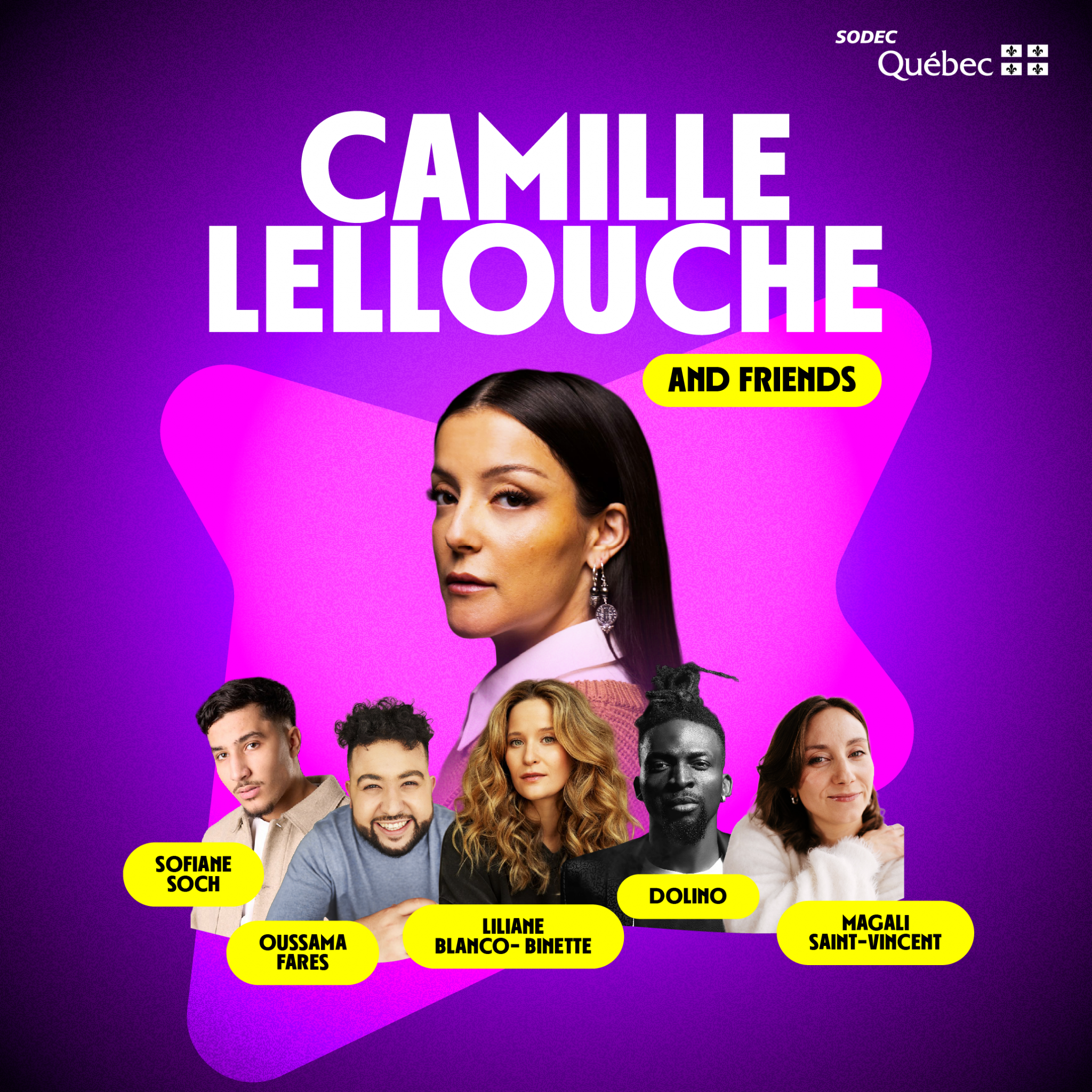 Camille Lellouche and friends