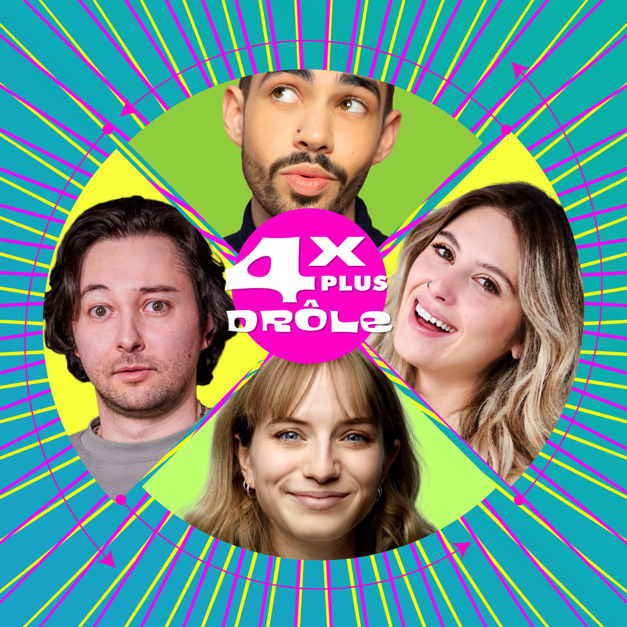 4 X PLUS DRÔLE avec Laurie Théroux, Jade Gagné-Lavoie, William Bernaquez et Alex Hamel