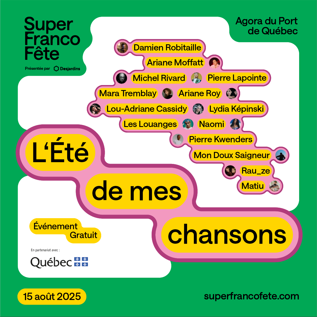 L'été de mes chansons - En partenariat avec le gouvernement du Québec